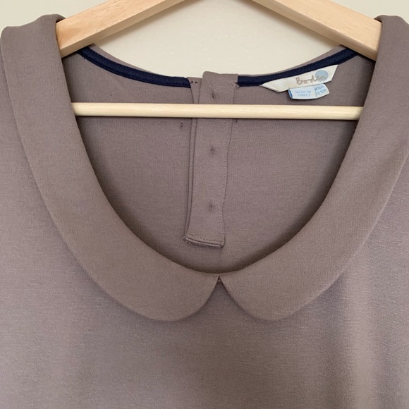 Boden Lila Yellow Striped Peter Pan Dress - Picture 6 of 7